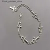 Charm Bracelets Ankh vampire Gothic Cross Vampire Religious Jewelry Victoria Cross Link Witchcraft Charm Jewelry Q240321