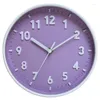 Zegarki ścienne Nowoczesne proste zegar 8 -calowy cukierki Ciche For Time Ornament Domowa sypialnia Wystrój salonu