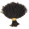 Пучки AIMEYAWIG, дешевые короткие кудрявые вьющиеся человеческие волосы, пучки 1/3 шт./лот, 100% бразильские человеческие волосы Remy, оптом для плетения