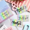 Thank You Card Folding Wreath Design Print Gratitude Handwriting Greeting Cards Wedding Birthday Party Flower Shop 5*9CM