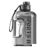 Butelki z wodą klatki 2,7 litrowa butelka sportowa z ST duża przenośna podróż do treningu Fitness Puchar Skala czasu BPA Drop dostawa DHG2N
