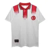 1990 Turkey Retro Soccer Coureys Home 90 Hakan Rustu Basturk Tosun Arda Kalhanos UGC قميص Burak Chemists Day Turkiye National Teem Shirts