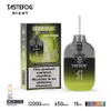 Nuova sigaretta elettronica Vape usa e getta Tastefog Giant 12000 Puffs trasparente con serbatoio dell'olio 12K