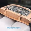 RM Watch Pilot Watch Popular Watch RM67-01 Herr Series RM6701 Rose Gold Limited Edition Automatisk Chaining Ultra Thin Wrist Watch