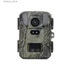Hunting Trail Cameras Nouveau Mini800 caméra de chasse 48MP 4K extérieur infrarouge faible lumière Arc caméra de Reconnaissance de la faune Vision nocturne étanche Q240321