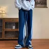 Mäns jeans byxor överdimensionerade harajuku casual hip hop estetiska byxor y2k koreanska mode streetwear kläder
