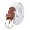 Belts Women's Elastic And Woven Belt In One Outfit Casual Versatile Denim For Men Women