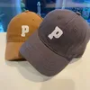 Ball Caps P Letter Geborduurd Verstelbare Kinderen Hip Hop Hoed Baseball Zonnebrandcrème Casual Cap