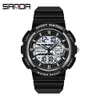 New Dual Display Electronic Youth Student Fashion Trend Cool Men's Watch