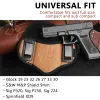 Bags Pistolster PU Leder Coldre Taurus versteckte Trageholster Pancake Pistol Pistasche für Gock 17 19 30 Sig Sauer P226 P250 P320