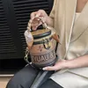 Bucket Bag Designer Hot Sale Advanced and Atmospheric Aged Flower Wealth Water Bucket for Women New Versatile Cylindrical Single Shoulder Crossbody Rice Small