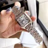 Mode Volledige Merk Horloges Vrouwen Dame Meisje Vierkante Arabische Cijfers Wijzerplaat Stijl Stalen Metalen Goede Kwaliteit Polshorloge C65