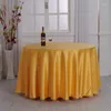 テーブルクロスエルテーブルクロスプレーンスカート丸い長方形のサテン厚い白