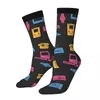 Chaussettes pour hommes rétro Take Me Back To The Nineties 90S unisexe Style de rue sans couture imprimé drôle équipage chaussette cadeau