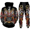 Hoody Trainingspak Mannen Sets Winter Dunne Hoodies Broek 2 Stuk Streetwear Hoodies Mannen Herfst Sweatshirt Joggers Joggingbroek Pak Male002