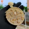 Designer smycken Hot Selling Hip Hop VVS Lifeng Jewelry S925 Silver Iced Out Pendant Custom Name 925 Sterling Solid Gold Moissanite Pass Diamond Tester Letters Charm