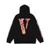 VLONE Hoodie New Cotton Lycra Fabric Men's And Women's Reflective luminous Long Sleeved Casual Classic Fashion Trend Men's Hoodie US SIZE S-XL 6687