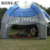 wholesale Tente araignée gonflable Blue Ngrey à 5 pieds avec bannières autocollantes amovibles Gazebo Tente abri de chapiteau de ceinture solaire pour différents événements