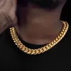 Factory Custom S Sterling Sier 10K 14K Solid Gold Hip Hop Miami Cuban Link dla kobiet mężczyzn