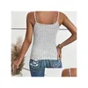 Womens Knits Tees European Fashion Designers Tops Selling Knitted Tank Summer Slim Sleeveless Elastic Short Top Drop Delivery Apparel Otbvn