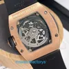 Spannend exclusief polshorloge RM horloge Automatisch mechanisch horloge RM023 Rose goud originele diamanten set Neutraal Mode Vrije tijd Zakelijk Sp mu70