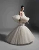 Krikor jabotian sereia vestidos de casamento design exclusivo sem alças em camadas babados apliques vestidos de noiva robe de marie vestido de noiva personalizado