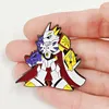 Emblema de quadrinhos de jogos japoneses, broche de desenhos animados, mochila, chapéu, colarinho, lapela, emblemas s1000