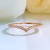 Cluster Ringe Frühling Qiaoer Vintage 925 Sterling Silber Simulierter Moissanit Diamant Einfacher Ring Eheringe Feiner Schmuck Geschenk