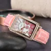 2022watch Diamond FM Square Watch Female Internet Celebrity Luxury Fashion Trend Quartz