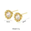 Bestselling Metal Flower Earrings Sunshine Sweet Zircon High Grade Womens Universal Jewelry Lglg