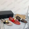 Scarpe eleganti da donna Nuove ballerine Sandali in rete scavata con cinturino elastico a testa tonda con gioiello con scatola 544