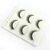 3D-02 Natural Slim Style 3D false eyelashes Fashionable nude makeup Handmade eyelash three pair set