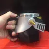 410ml Japanse Anime MAZINGER Z Transformatie Robot Koffiemokken met Deksel Roestvrijstalen Beker Kantoor Melk Thee Kopjes Drinkware 240307