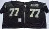 Fintage Football 37 Lester Hayes Jerseys 42 Ronnie Lott 77 Lyle Alzado 72 John Matuszak 16 Jim Plunkett 24 Charles Woodson 1976 1980 1984 1998 Retro 75th Stitching