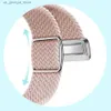 Watch Bands 20mm 22mm Strap for Samsung Galaxy 6 5 4 Pro Classic Active 2 Braided Magnetic Snap Bracelet Huawei 4 GT 2 3 Band Y240321