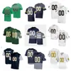 Maillot de football NCAA Notre Dame Fighting Irish 76 Joe Alt 5 Cam Hart 26 Chase Dixon 10 Sam Hartman 59 Aamil Wagner 91 Aiden Gobaira 39 Andrew Yanoshak 70 Ashton Craig