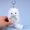 Peluche peluche mignon jouet animal chat mini ornements petits animaux porte-clés minuscule chaton porte-clés 2 Rliqd