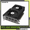 Graphics Cards Graphics Cards Gigabyte Geforce Rtx 4060 Windforce Oc 8G Card 8Gb 128-Bit Pci-E 4.0 Gddr6 Video Double Fans Overlocking Dhyxc