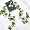 Dekorative Blumen 1,8 m Künstliche Rose Rebe Blume Girlande Dekor Gefälschte Hochzeit Hause Hängen Garten Zimmer Weihnachten Dekoration Wand K1q8