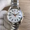 Titanium Watch AAAAA 41.5mm Men يشاهدون حركة أوتوماتيكية لحركة OMG Mens سوار الصلب 150 متر ساعة فاخرة عالية الجودة مع مربع S123