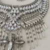 2024 Nieuwe Indiase Vintage Verklaring Metalen Oorbellen Vrouwen Sieraden Sets Mode Boho Etnische Retro Grote Choker Ketting