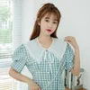 Bow Ties Women Lace Hollow Embroidery Fake Collar Shawl Summer Dress Doll Detachable Shirt False Blouse Top