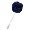 Stift, broscher mens lapel stift handgjorda rosblommor boutonniere pinne för man kostymer smycken tillbehör droppleverans dh0jo