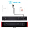 Lautsprecher Mini-Lautsprecher mit Kabel, 6 W, HiFi-Stereo, verlustfrei, Desktop-Soundbar, Heimkinosystem, Musik-Player, Soundbar für TV, PC, Desktop-Computer