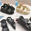 Designers Nappa Sandals Leather Womens Slides Flat Slippers Summer White Black Home Shoes With Box 538