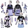 cosplay Trajes de anime Projeto Sekai Colorido Stage Role Playing Vem Asahina Mafuyu Mizuki Yoisaki Kanade Shinome Ena Anime Girl 25-ji Night Rope SetC24321