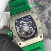Reloj de pulsera masculino RM reloj de pulsera RM11-01 esfera con mecanismo al descubierto titanio reloj para hombre reloj mecánico automático cronógrafo