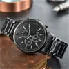 Relojes Diseñador de lujo de pulsera Hombres de acero inoxidable CALENDARIO DE PANTALLA DE 24 horas Montreedelu 473