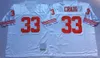 Retro Football Vintage 87 Dwight Clark Jersey 21 Deion Sanders 33 Roger Craig 44 Tom Rathman 8 Steve Young 16 Joe Montana 42 Ronnie Lott 75 -årsjubileum