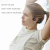 Cell Phone Earphones AIKSWE Bone conductive earphones wireless sports earphones Bluetooth compatible earphones can run without the need for a microphone Q240321